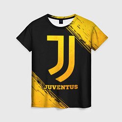 Футболка женская Juventus - gold gradient, цвет: 3D-принт
