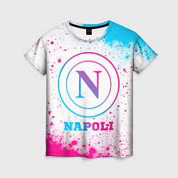 Футболка женская Napoli neon gradient style, цвет: 3D-принт