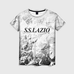 Женская футболка Lazio white graphite