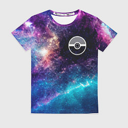 Футболка женская Pokemon space anime, цвет: 3D-принт