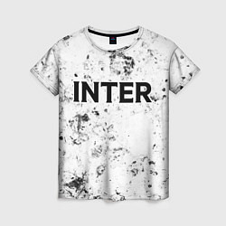 Футболка женская Inter dirty ice, цвет: 3D-принт