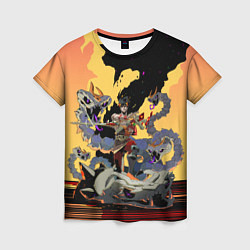 Футболка женская Hades Загрей принц Подземного мира, цвет: 3D-принт