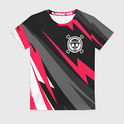 Женская футболка One Piece electro lines