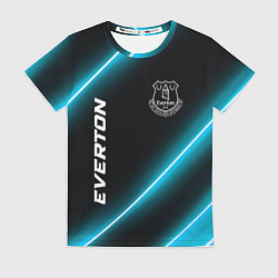 Футболка женская Everton неоновые лампы, цвет: 3D-принт