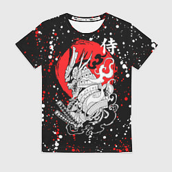 Футболка женская Самурай в маске Хання, цвет: 3D-принт