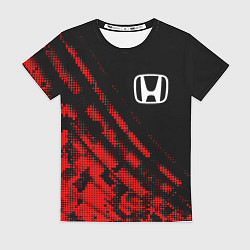 Футболка женская Honda sport grunge, цвет: 3D-принт