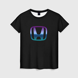 Футболка женская Honda neon logo, цвет: 3D-принт