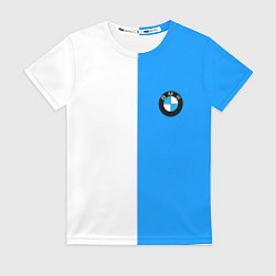 Футболка женская BMW sport blue white, цвет: 3D-принт