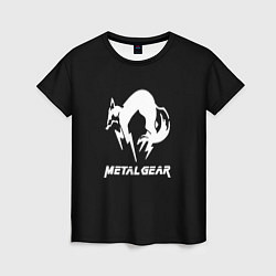 Футболка женская Metal gear logo, цвет: 3D-принт