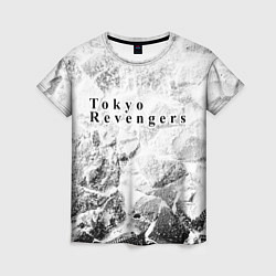 Футболка женская Tokyo Revengers white graphite, цвет: 3D-принт