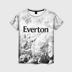 Футболка женская Everton white graphite, цвет: 3D-принт