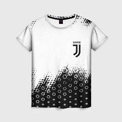 Футболка женская Juventus sport steel, цвет: 3D-принт