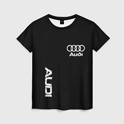 Футболка женская AUDI sport white, цвет: 3D-принт