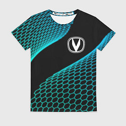 Женская футболка Changan electro hexagon