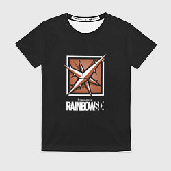 Футболка женская Том Кленси радуга 6, цвет: 3D-принт