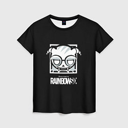 Футболка женская Rainbow six logo games action, цвет: 3D-принт