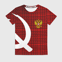 Женская футболка РФ стиль СССР