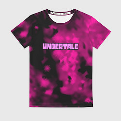 Футболка женская Undertale pink game, цвет: 3D-принт