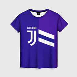 Женская футболка Juventus sport geometry line