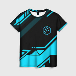 Женская футболка Linkin park geometry