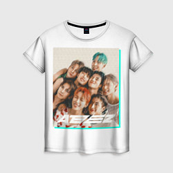 Футболка женская Ateez участники, цвет: 3D-принт