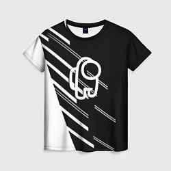 Футболка женская Among us pattern sport, цвет: 3D-принт