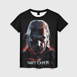 Футболка женская The Witcher dark style, цвет: 3D-принт