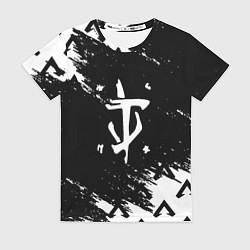 Женская футболка Doom палач лого