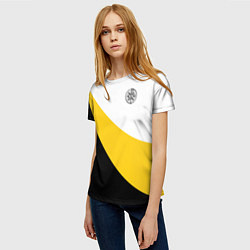 Футболка женская Сокрушу пред ним врагов его малый черный КЦК Никол, цвет: 3D-принт — фото 2