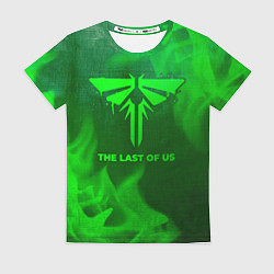 Футболка женская The Last Of Us - green gradient, цвет: 3D-принт