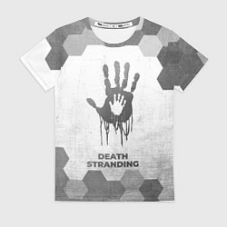 Футболка женская Death Stranding - white gradient, цвет: 3D-принт