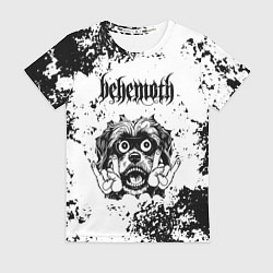 Футболка женская Behemoth - рок пес, цвет: 3D-принт
