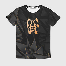 Футболка женская Deftones golden poly, цвет: 3D-принт