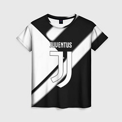 Футболка женская Juventus geometry steel, цвет: 3D-принт