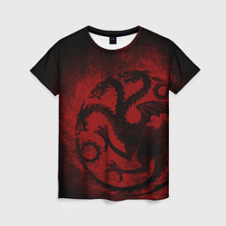 Футболка женская Targaryen house Game of Thrones, цвет: 3D-принт