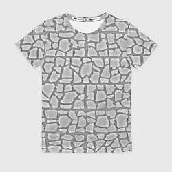 Футболка женская Штукатурка, цвет: 3D-принт