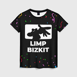 Футболка женская Limp Bizkit конфети, цвет: 3D-принт