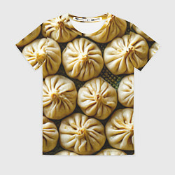 Футболка женская Хинкали, цвет: 3D-принт