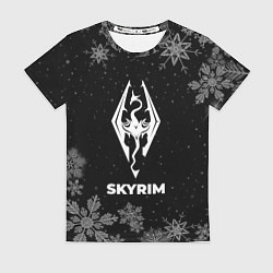 Футболка женская Снежный Skyrim, цвет: 3D-принт