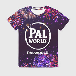 Футболка женская Праздничный Palworld, цвет: 3D-принт