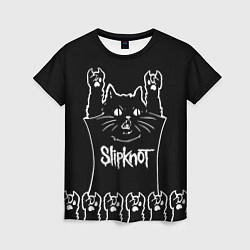 Футболка женская Slipknot: cat rock, цвет: 3D-принт