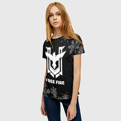 Футболка женская Снежный Free Fire, цвет: 3D-принт — фото 2