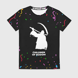 Футболка женская Children of Bodom конфети, цвет: 3D-принт