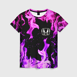 Женская футболка Honda flame pink