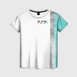 Футболка женская Shepard N7 - галлюцинации, цвет: 3D-принт