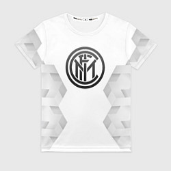 Футболка женская Inter white poly, цвет: 3D-принт