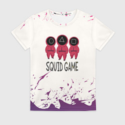 Футболка женская Играй в кальмара, цвет: 3D-принт