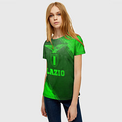 Футболка женская Lazio - green gradient, цвет: 3D-принт — фото 2