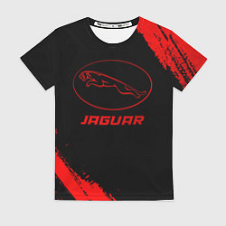 Футболка женская Jaguar - red gradient, цвет: 3D-принт