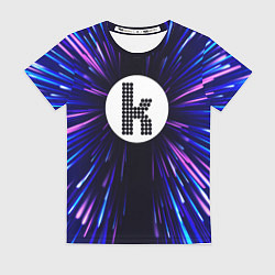 Футболка женская The Killers neon energy, цвет: 3D-принт